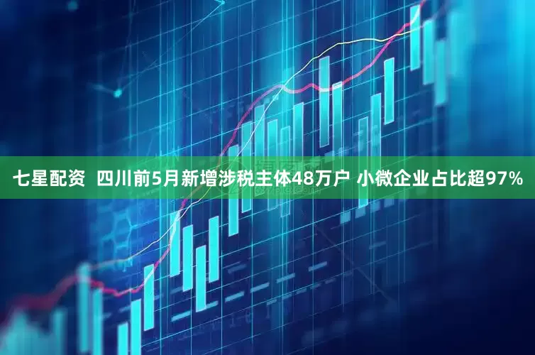 七星配资  四川前5月新增涉税主体48万户 小微企业占比超97%